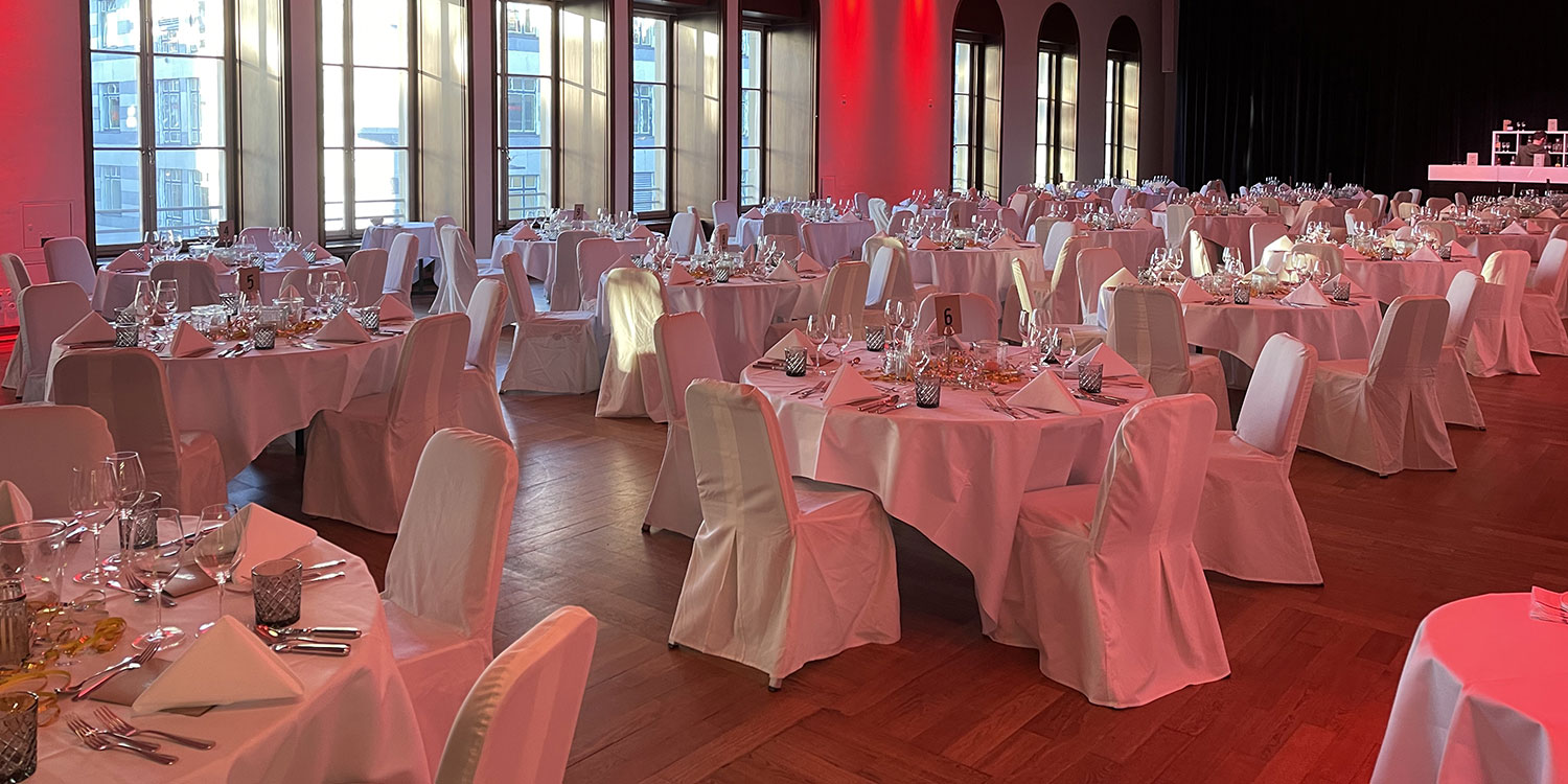 Runde Tische Festsaal